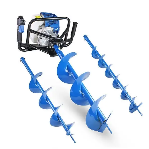 Hyundai HYEA5200X 52cc Petrol Earth Auger, Post Hole Borer and Ground Drill - 100, 150 & 200mm|