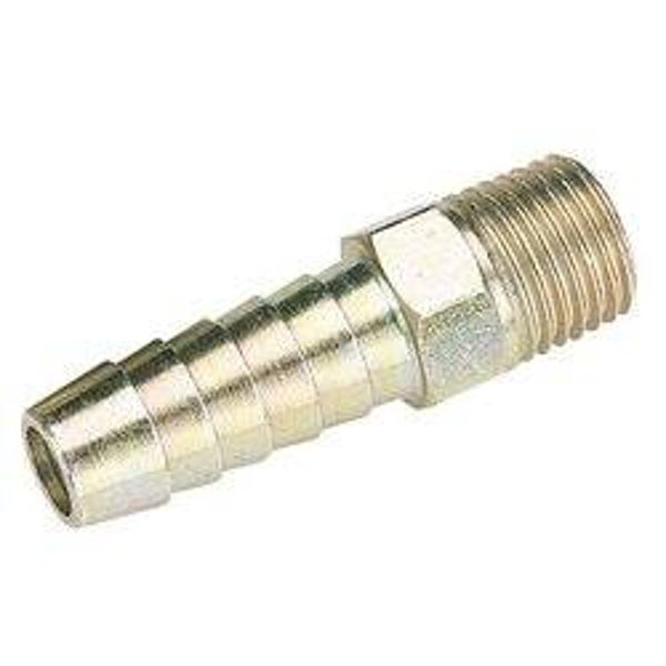 DRAPER 25801 1/4" BSP Taper 3/8" Bore PCL Male Screw Tailpiece (Sold Loose)