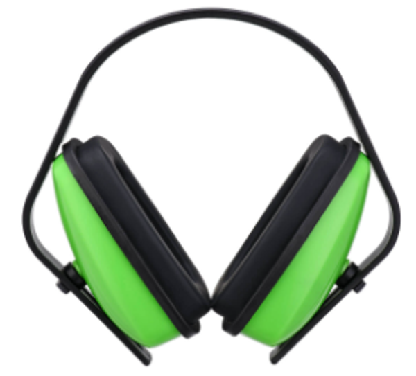 PWED01GNR Ear Defenders Low Green SNR 21dB attenuation level,