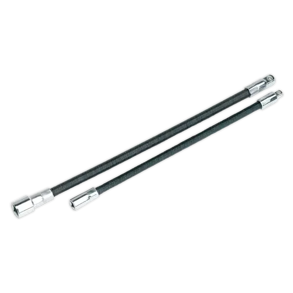 SEALEY AK7342 Premier Flexible Extension Adaptor Set 1/4"Sq x 254mm & 3/8"Sq x 305mm 2pc