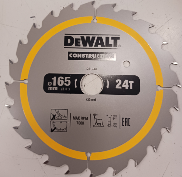 DEWALT DT1949 CONSTRUCTION 165MM