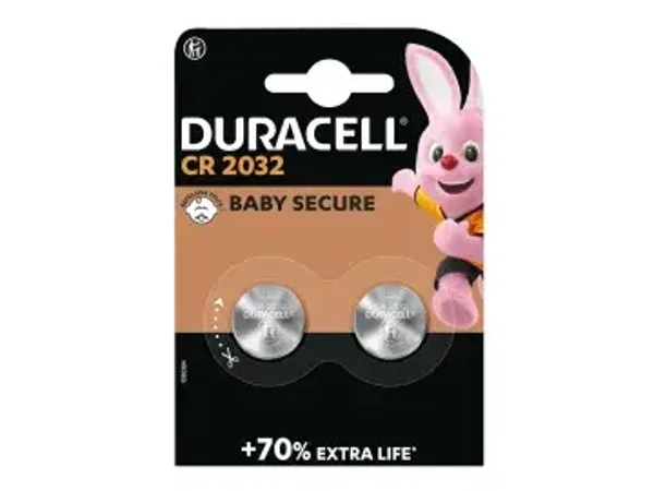 DURCR2032 CR2032 Lithium Coin Battery x 2 S5737