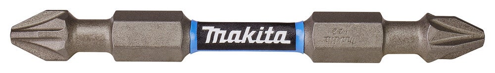 MAKITA E-06292  Torsion screw bit Impact Premier, PZ2 - PZ2, 65 mm, Double-end, 1/4", 2 pcs