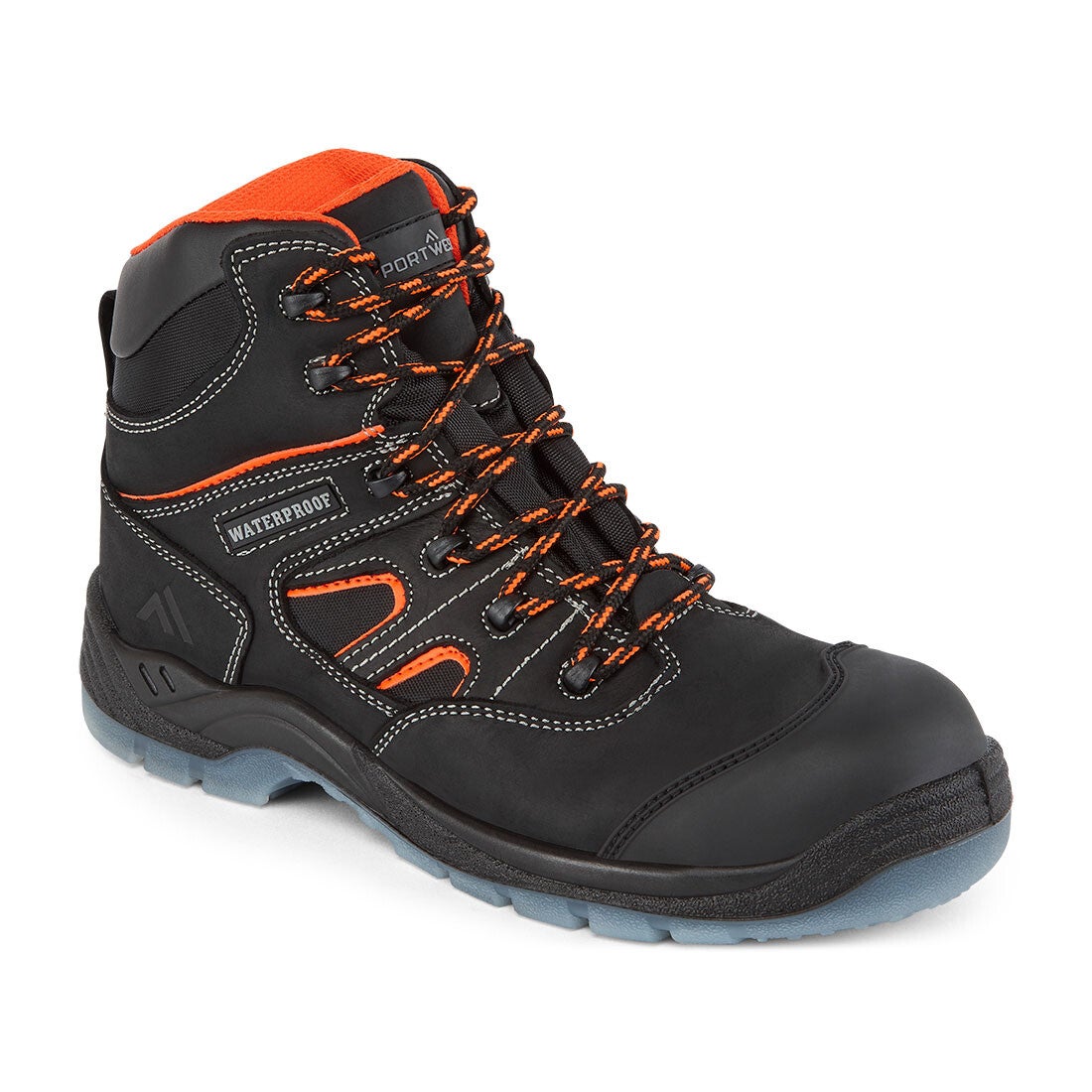 PORTWEST FC57 - Composite Leather Mid Boot S7S SR FO Black