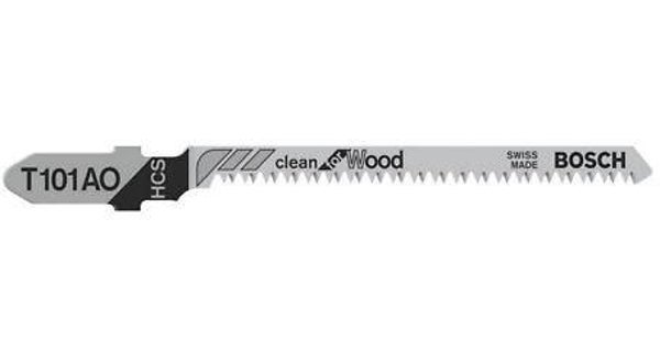 BOSCH T101AO  Clean for Wood Jigsaw Blade PK 5