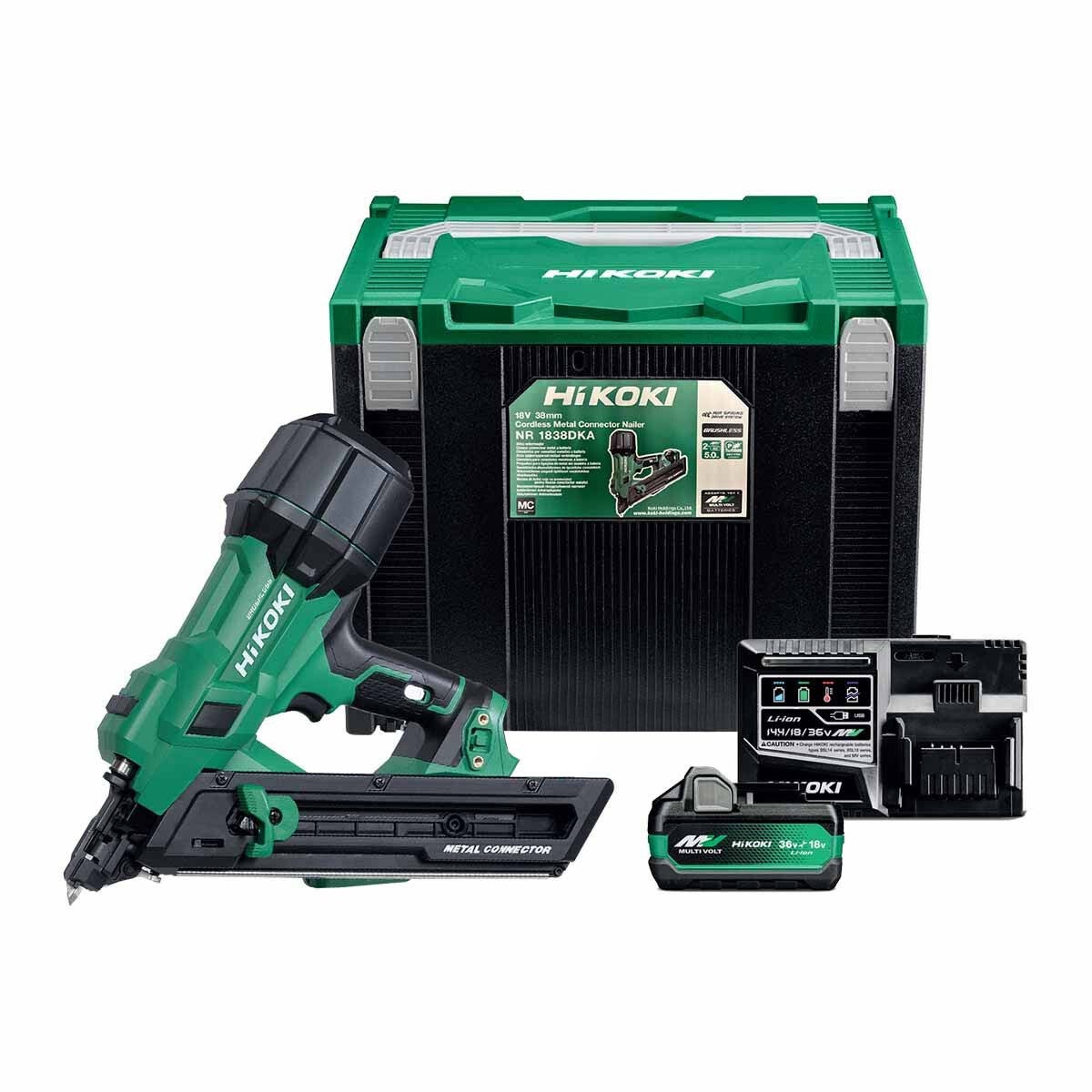 HIKOKI NR1838DKA NAILER 18V