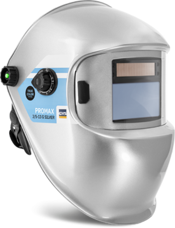 PROMAX 3/9-13G SIVER TRUE COLOUR WELDING HELMET