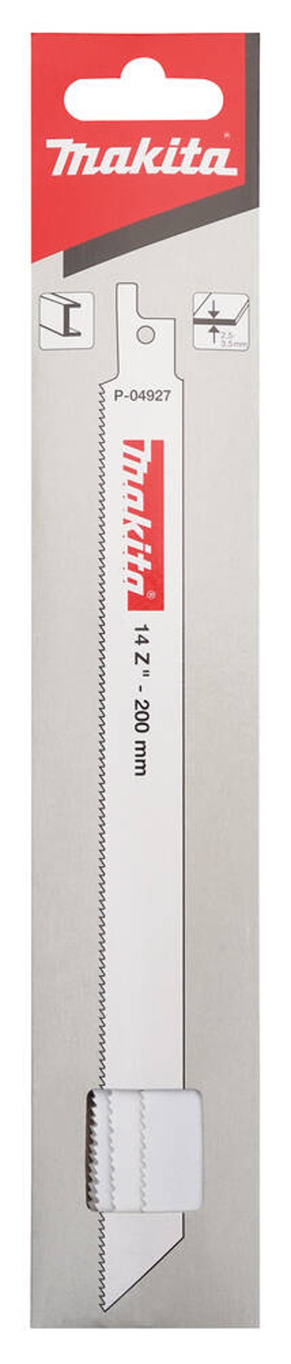 MAKITA P 04927 PK5 Reciprosaw blade for cutting metal