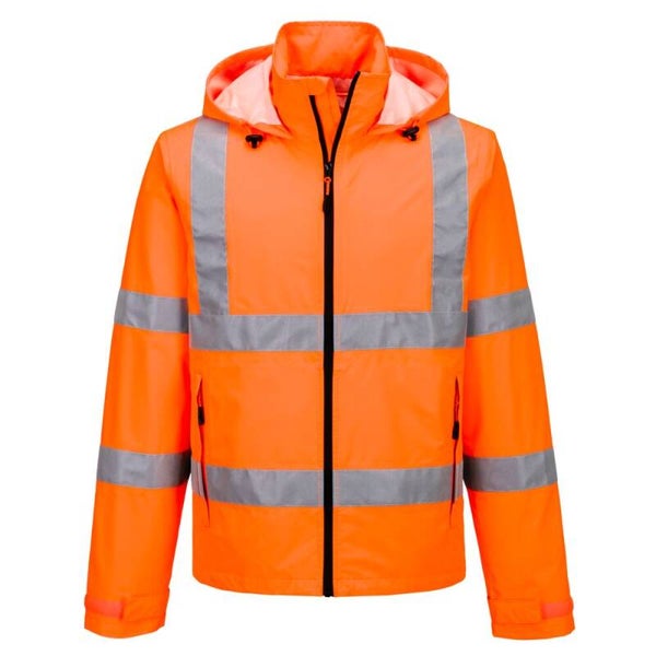 PORTWEST S164 - Hi-Vis Lightweight Packable Jacket Orange