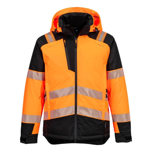 PORTWEST  T160 - PW3 Hi-Vis Winter Jacket Yellow/Black