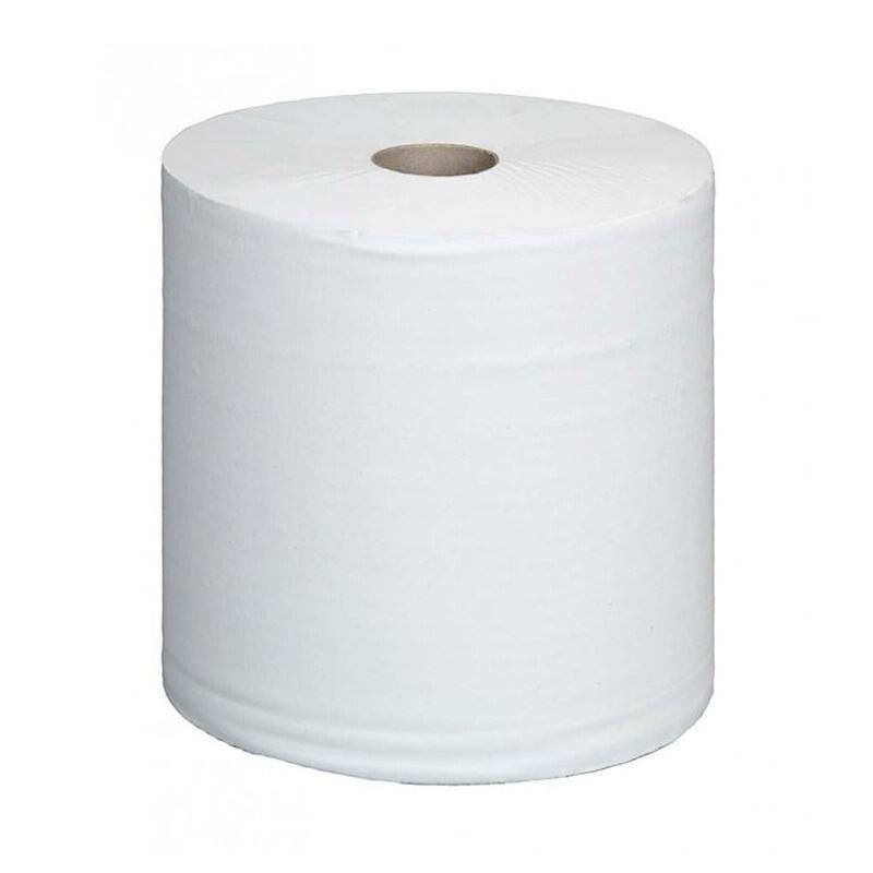 MAXI WHITE Maxi Wiper Roll 2Ply White