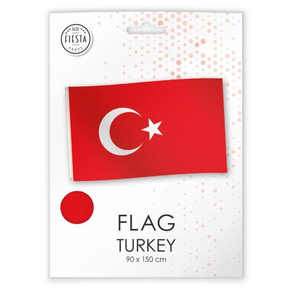 Vlag Turkije 90 x 150 cm