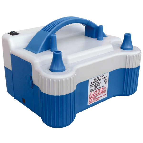 Ballonnenpomp elektrisch dubbel - Blauw/Wit