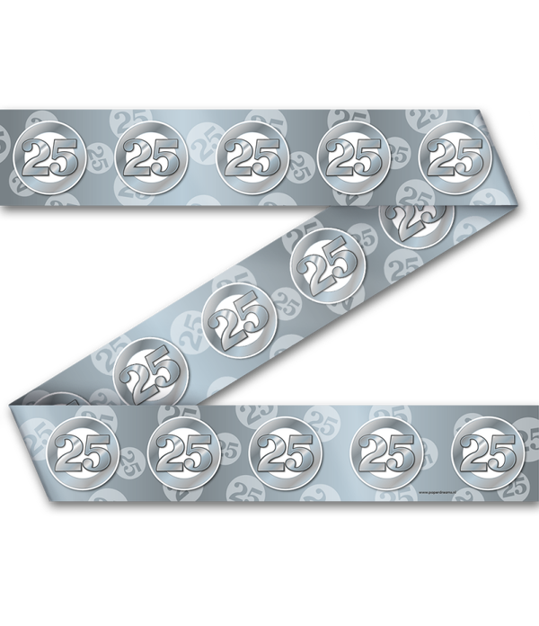Afzetlint Jubileum 25 - Zilver