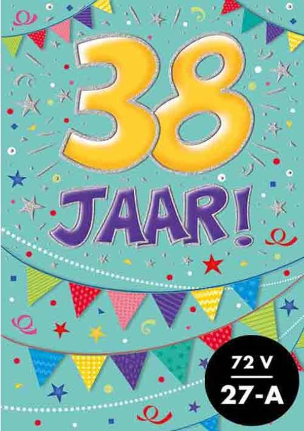 Wenskaart Leeftijd 38