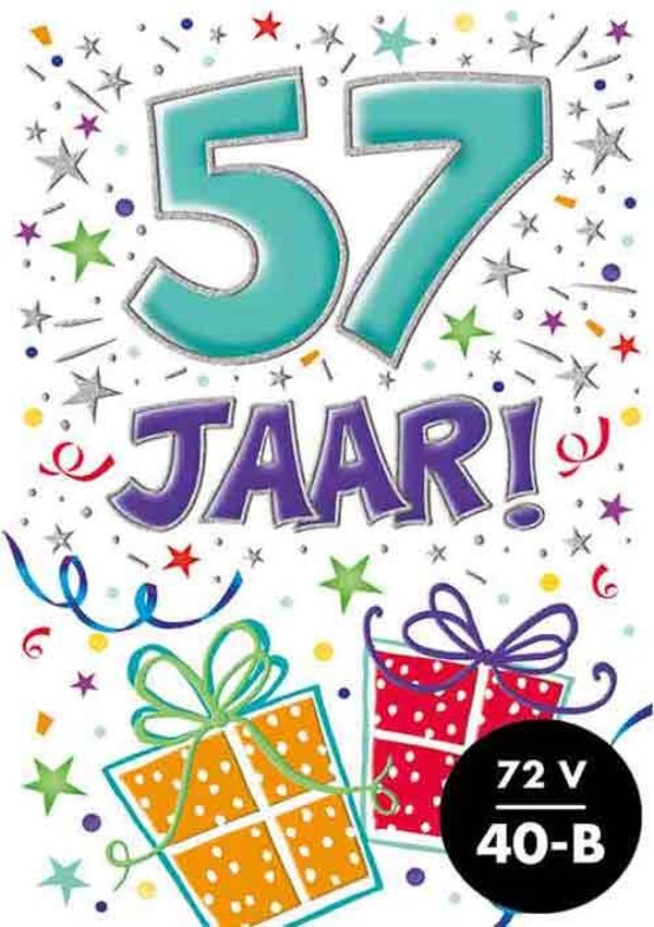 Wenskaart Leeftijd 57