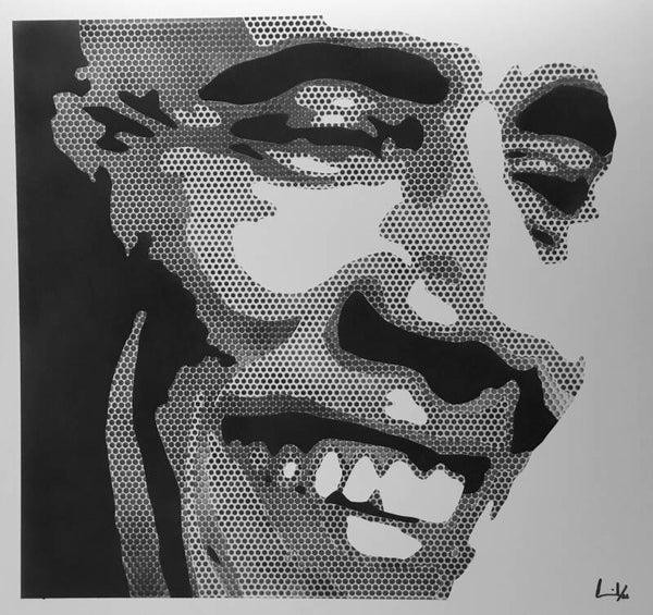 Airbrush-Portrait "Barrack Obama"