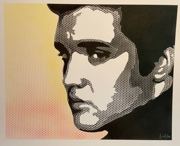 Airbrush-Portrait "Elvis Presley"