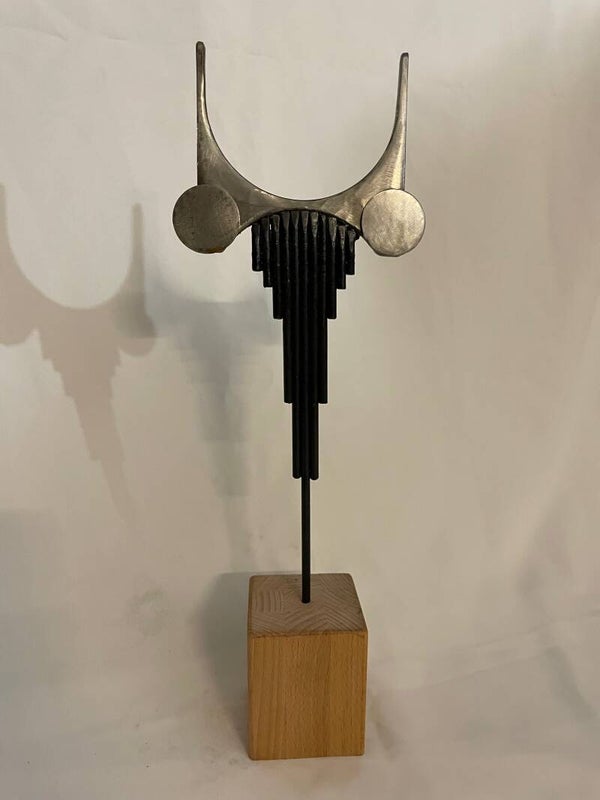 Stahlstab-Skulptur "kleiner Geist"