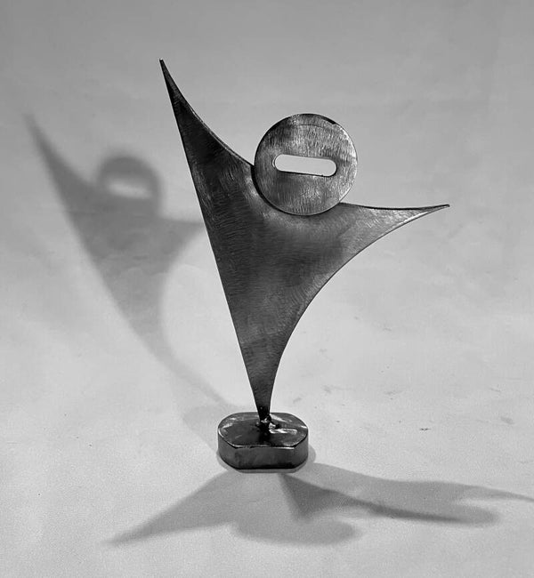 abstrakte Stahl-Skulptur "Engel Nr. 12"