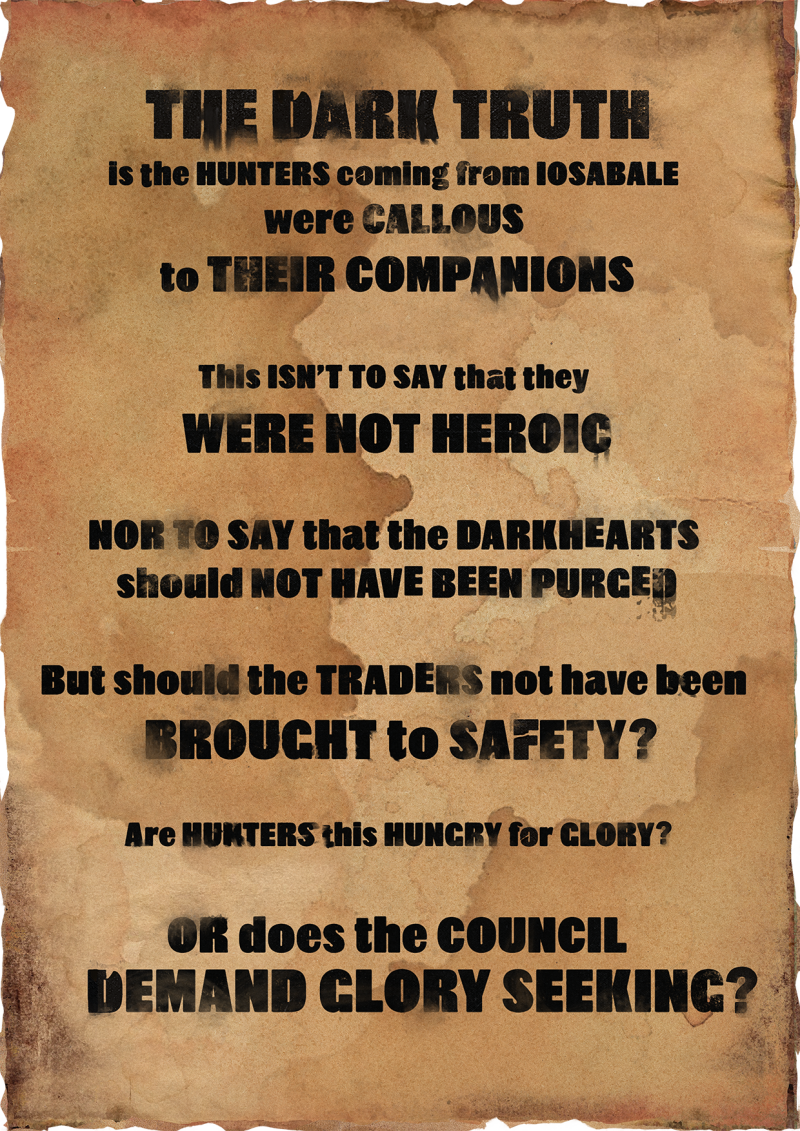 Hunting Darkness: The Dark Truth Poster Dark Chalk