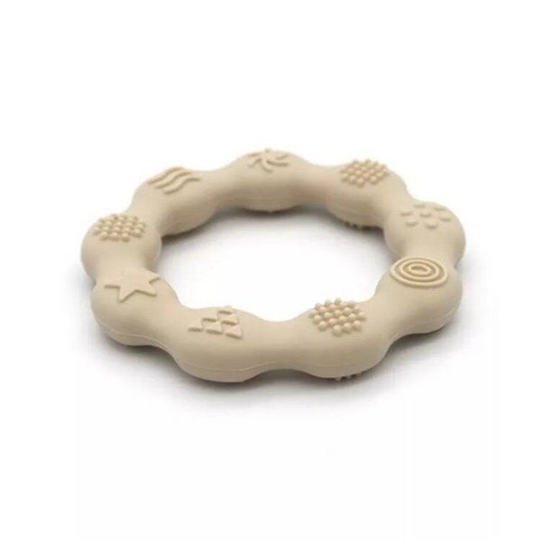 Siliconen Bijtring | Sand