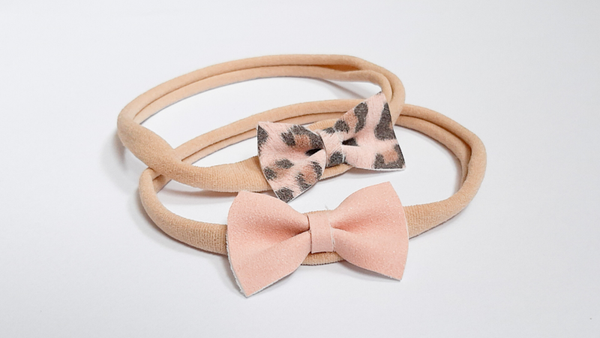 Haarbandjes Leopard Pink