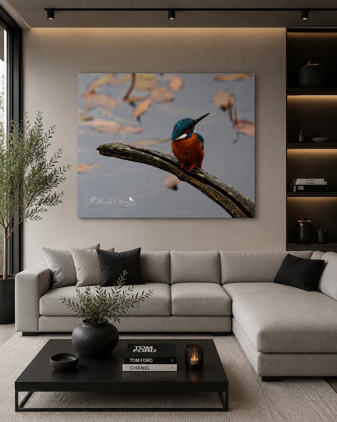 aluminium paneel IJsvogel