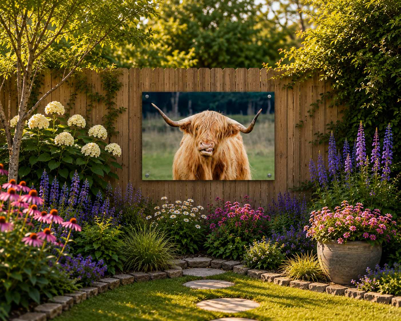 Tuinposter Schotse hooglander