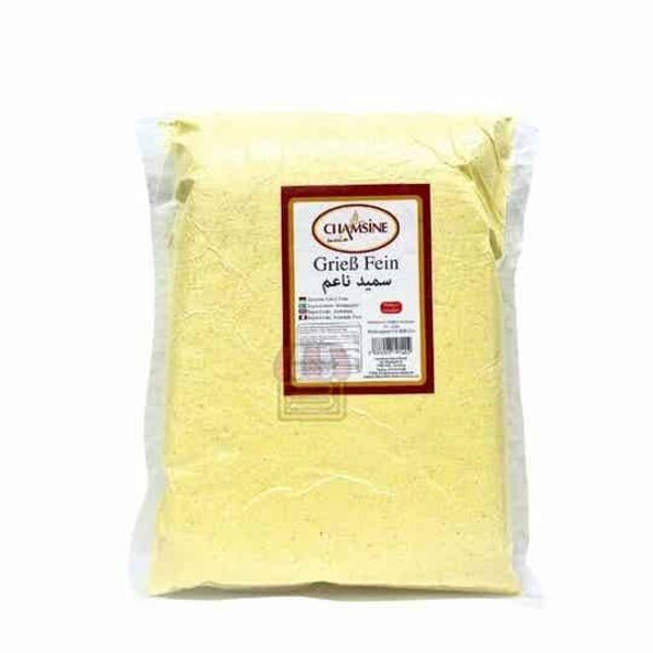 semoule faijn 1 kilo chemischen.   سميد ناعم شمسين