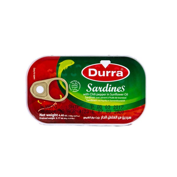 Durra sardines 180 hot