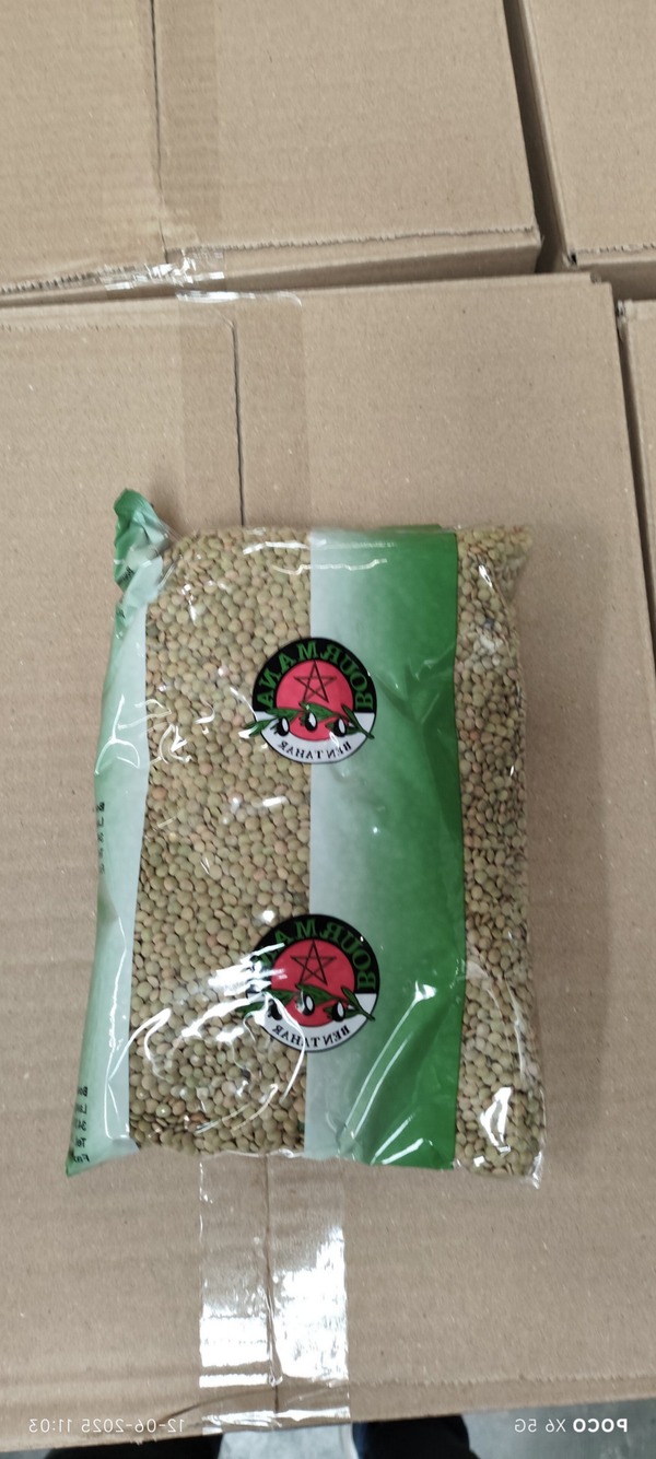 Groene linzen 900 g عدس اخضر عادي
