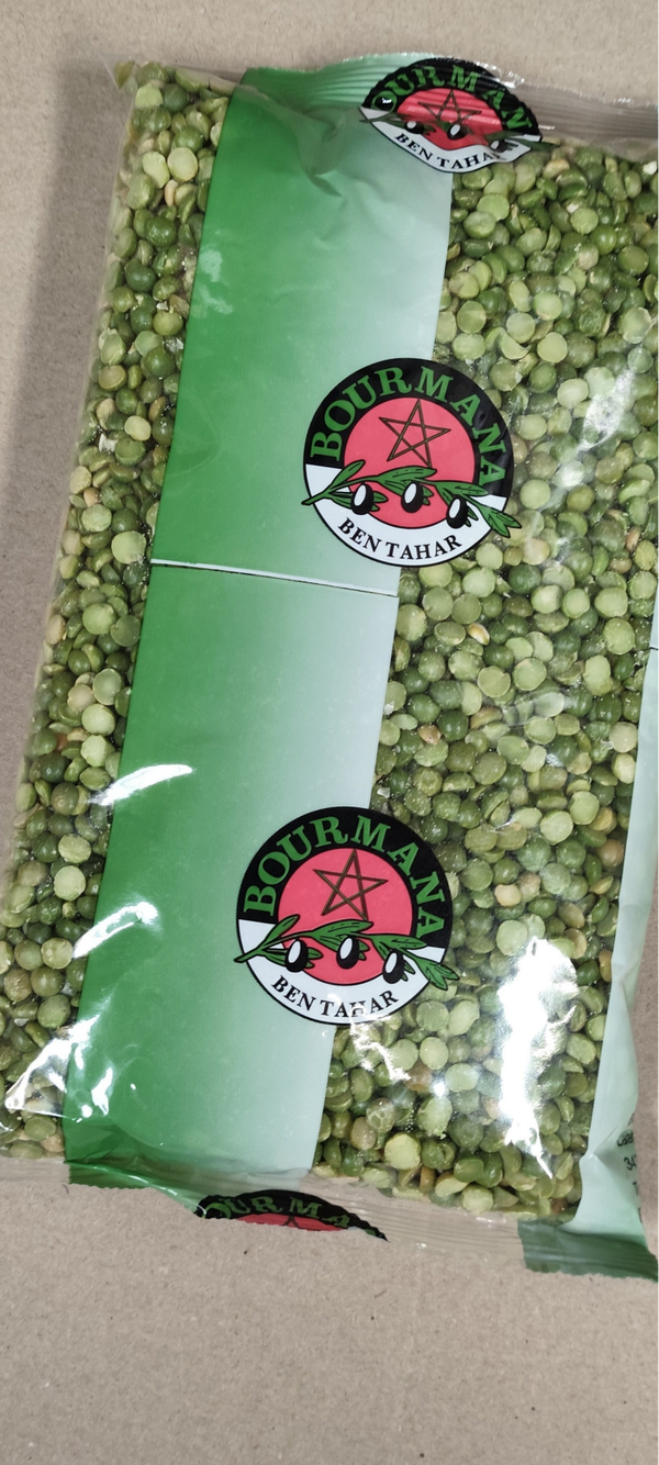 Kikkers erwten Groen 900 g.  بزيلاء مجففه خضراء