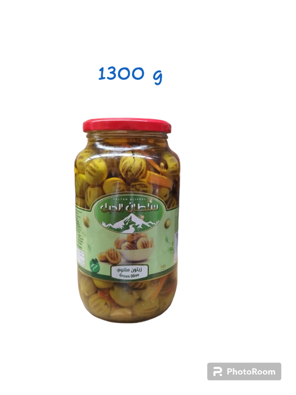 olijven groen sultan al jabal gerookte 1300