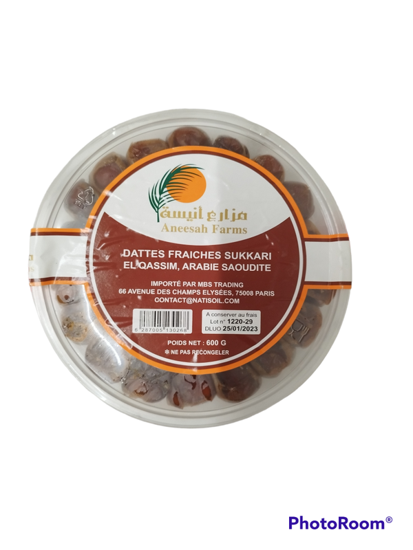 Sukary dadels 600