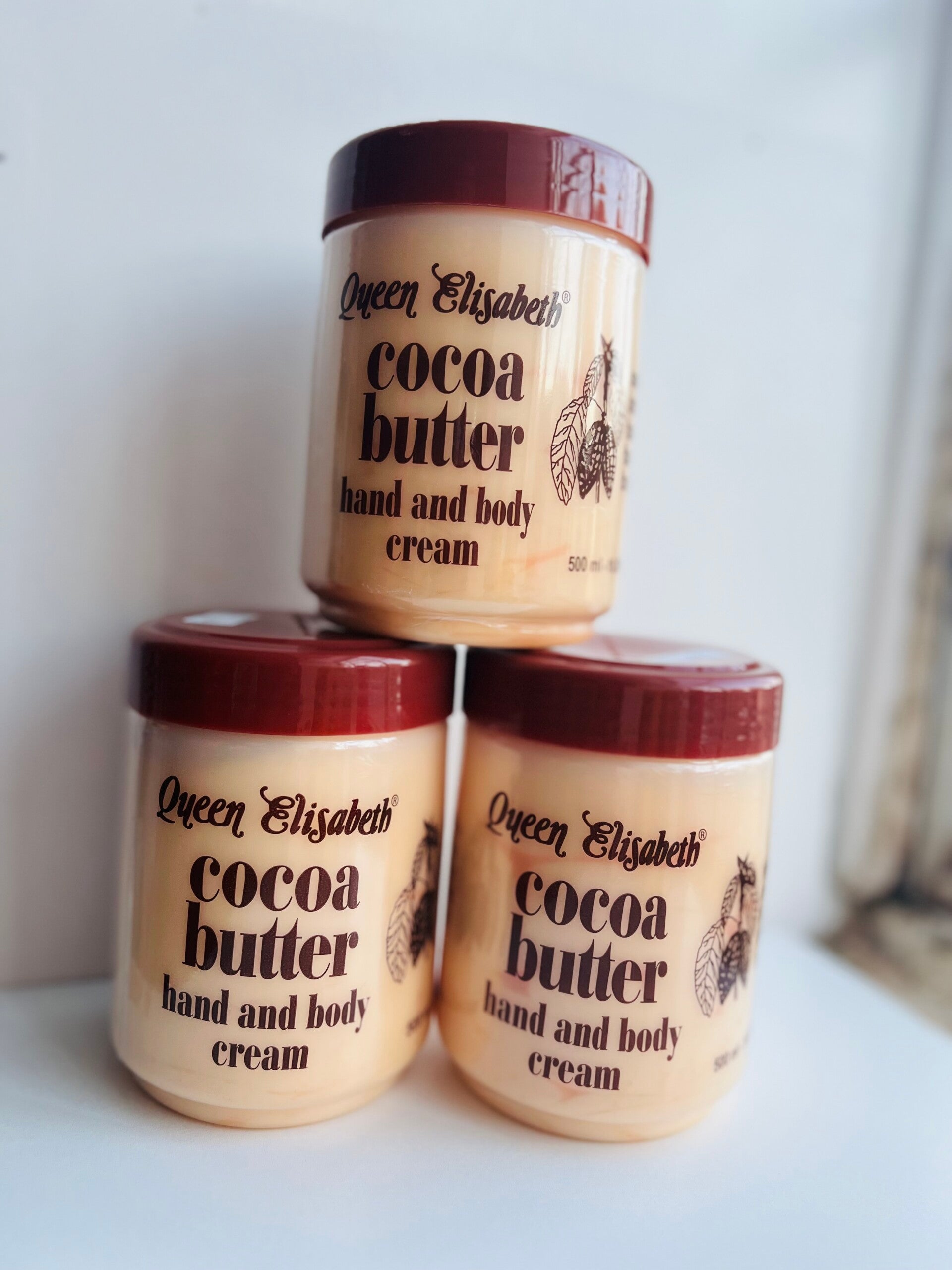 Cocoa butter hand and body cream