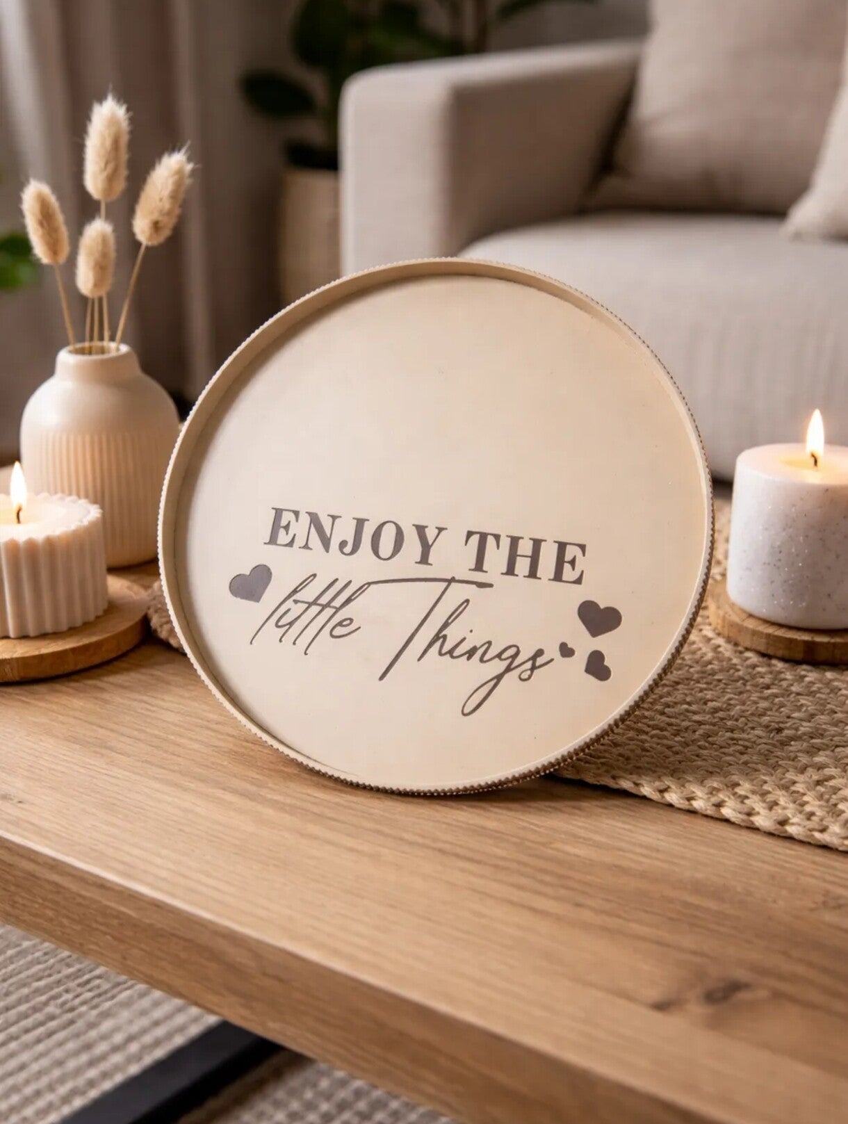 schaal " enjoy the little things"