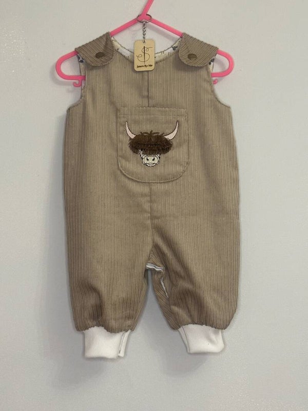 Highland Cow Dungarees