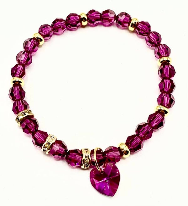 Bracelet Swarovski Fuchsia