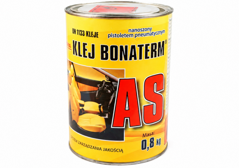 Bonaterm AS profesionāla kontaktlīme audumiem, ādai, porolonam un auto salona apdarei ar augstu karstumizturību