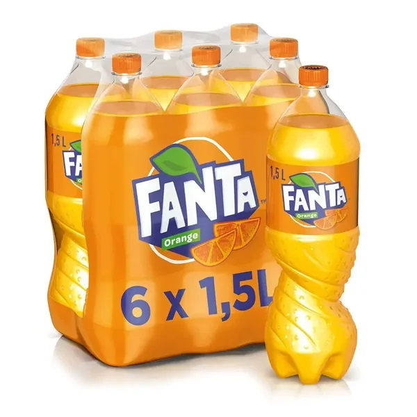 Fanta Aranciata 1,5 litri x 6 Bottiglie Pet