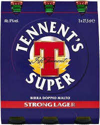 TENNENT'S SUPER BIRRA 275 ML. x 24 Bottiglie Vetro