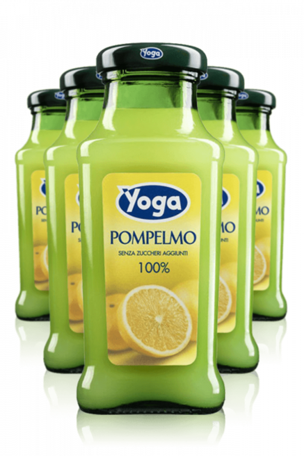 Yoga Magic Pompelmo Cassa Da 24 Bottiglie x 200 ml.
