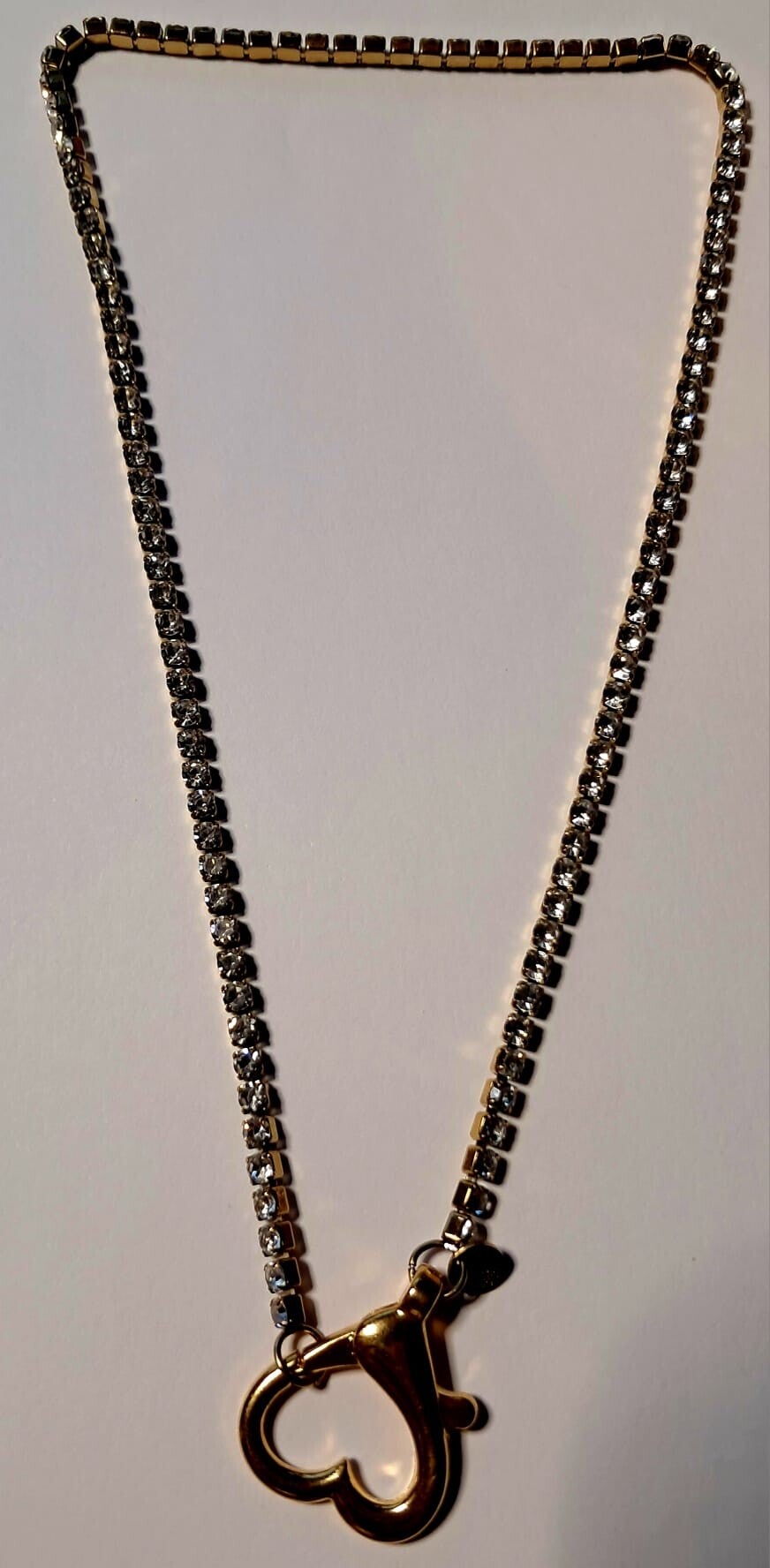 Gouden ketting diamantjes