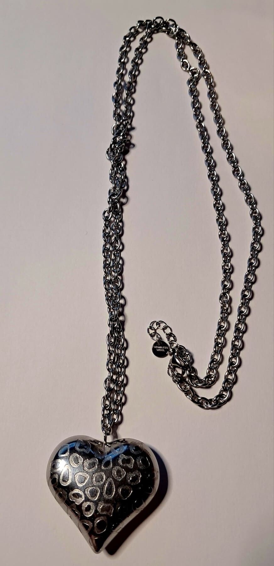 Zilveren ketting hart