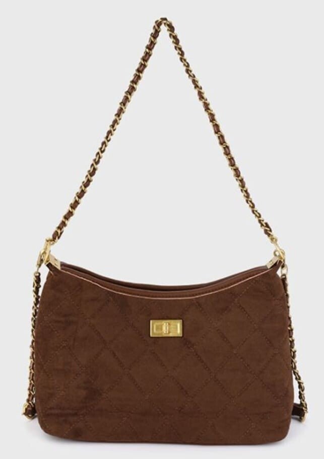 Schouder/handtas bruin