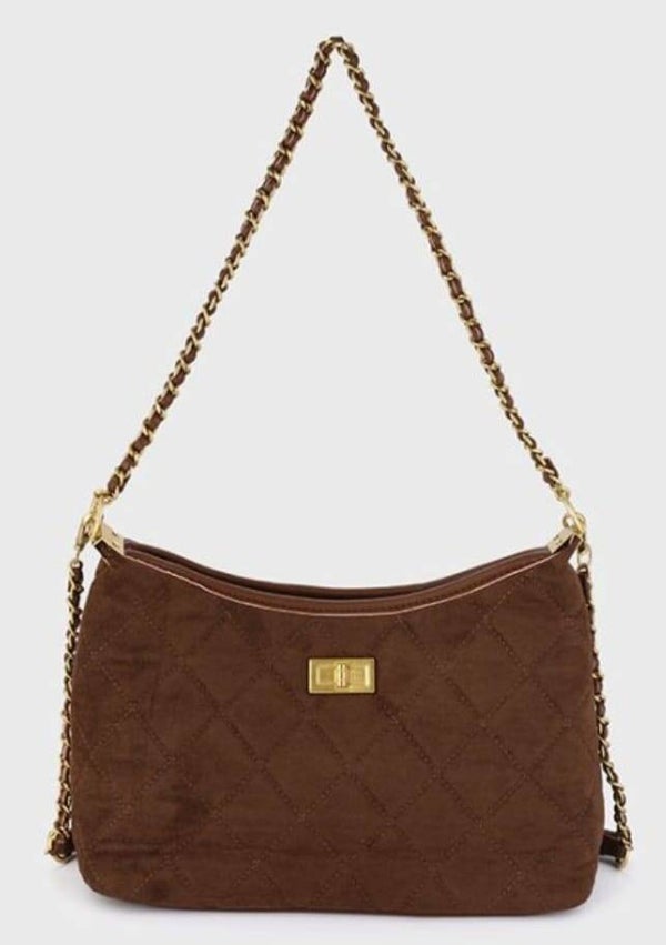 Schouder/handtas bruin