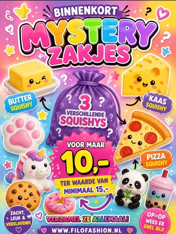 3 SQUISHYS VOOR 10