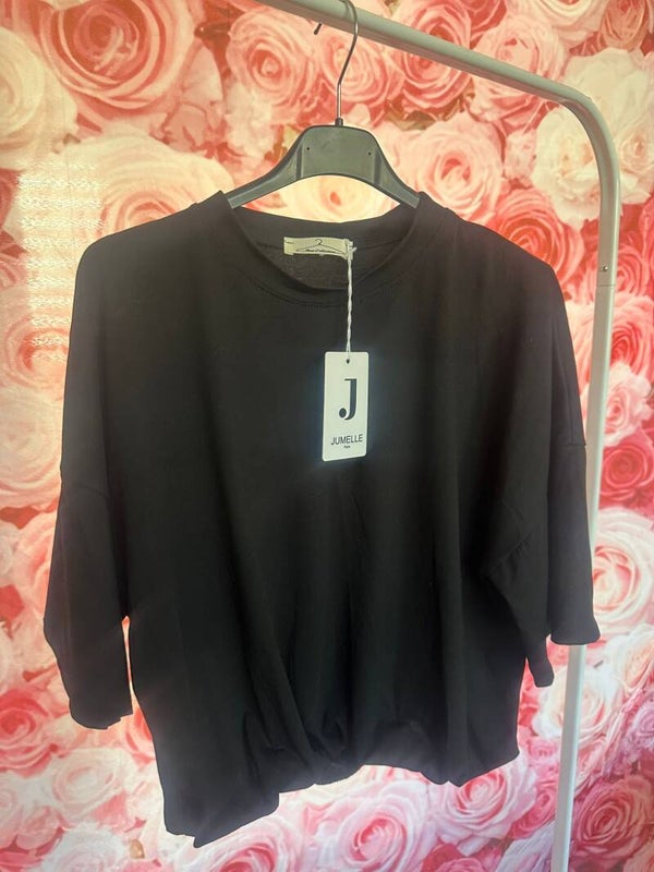 Zwarte top