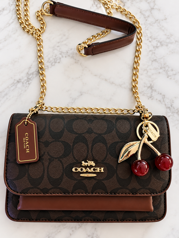 Designer inspired handbag. Brown